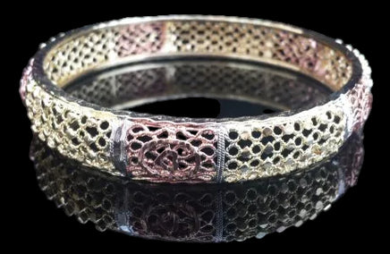 3 Tone Filigree Bangle (1 Piece)