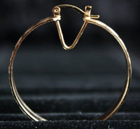 SHIMMER 3-Tone 10MM Bangle Hoop Earrings - 6 Pairs / 12 Pieces