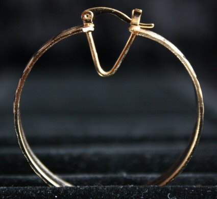 SHIMMER 3-Tone 10MM Bangle Hoop Earrings - 6 Pairs / 12 Pieces