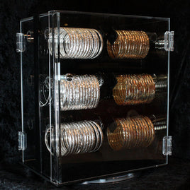 Bangles, Bracelets and Chains Acrylic Jewelry Display with Free 10 Dozen Bangles
