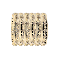 CZ Cubic Zirconium A+ Quality Stone Bangles (2 PIECE SET)